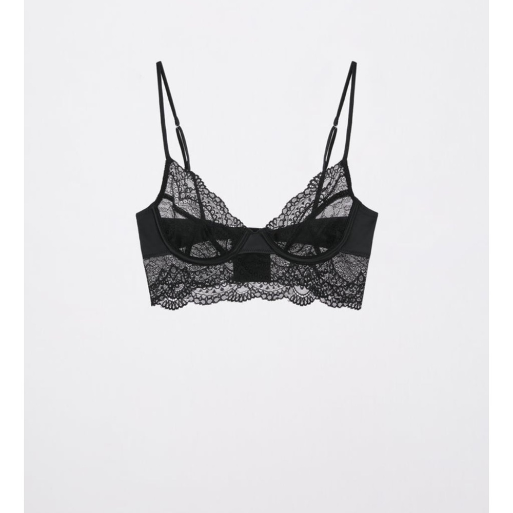 Zara LACE UNDERWIRE BRA​